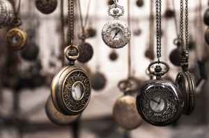 assorted silver colored pocket watch lot selective focus photo
